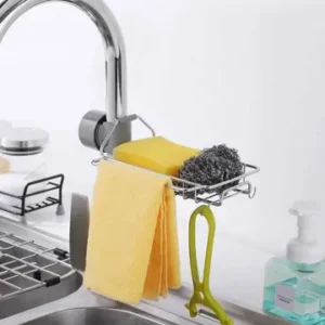 Stainless-Steel-Sink Sponge-Holder
