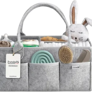 Foldable-Baby-Diaper Caddy-Organizer
